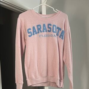 Pink Sarasota Florida Women's Sweater